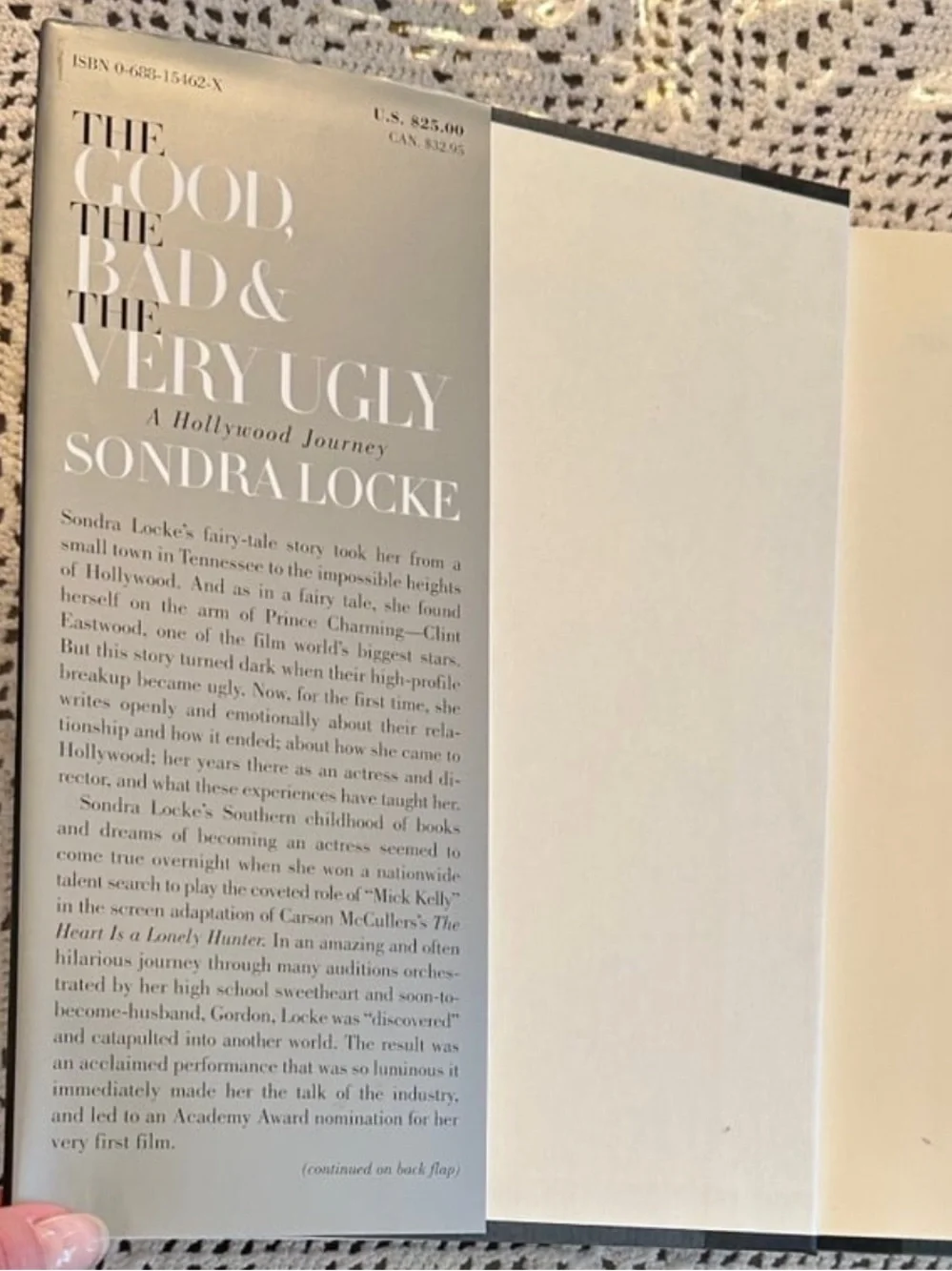 The Good, The Bad, & the Very Ugly Sondra Locke